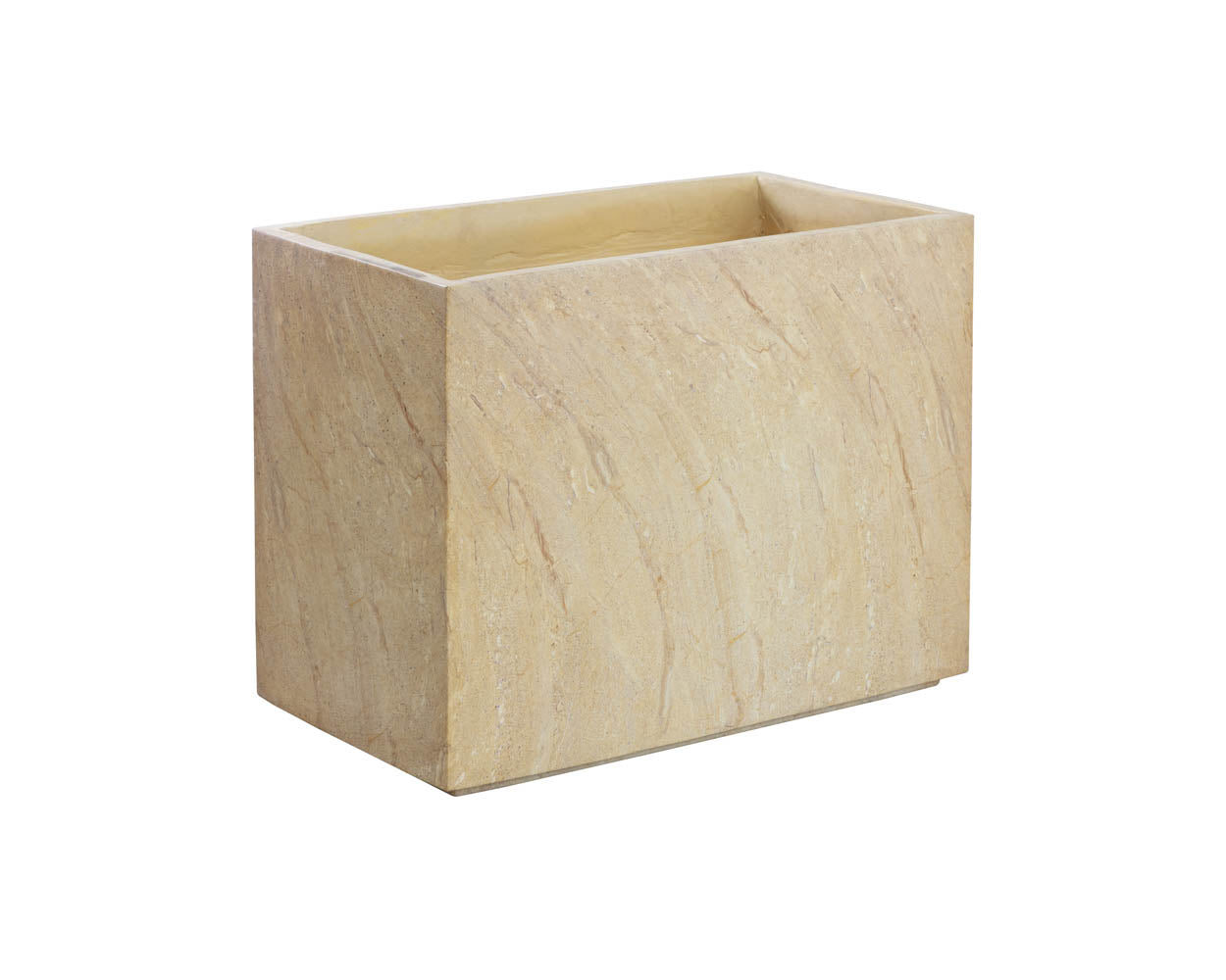 Picture of Leilani Planter - Medium - Travertine Look