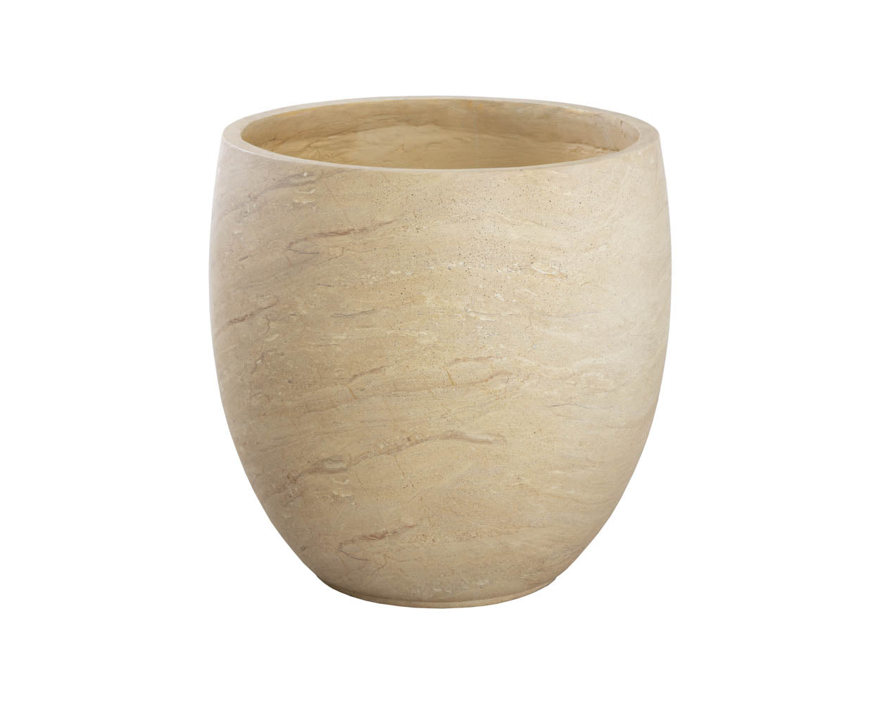 Picture of Aster Planter - Round - Large - Travertine