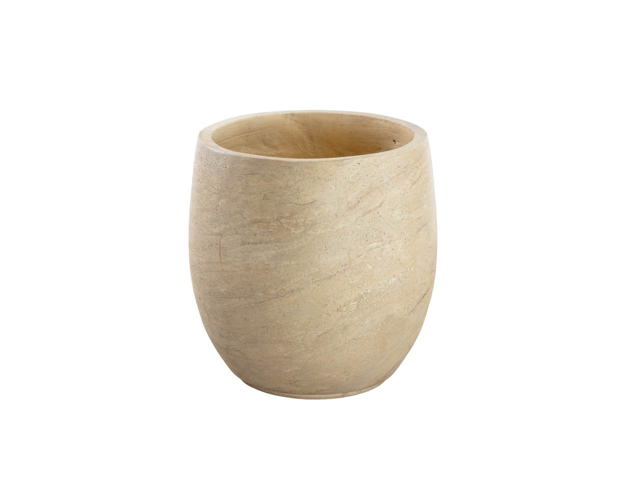 Picture of Aster Planter - Round - Small - Travertine