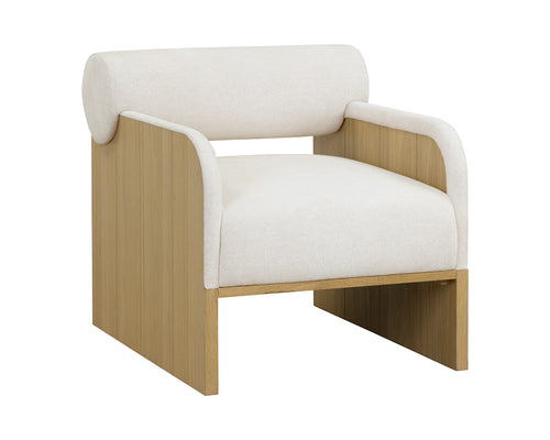Coburn Lounge Chair - Rustic Oak