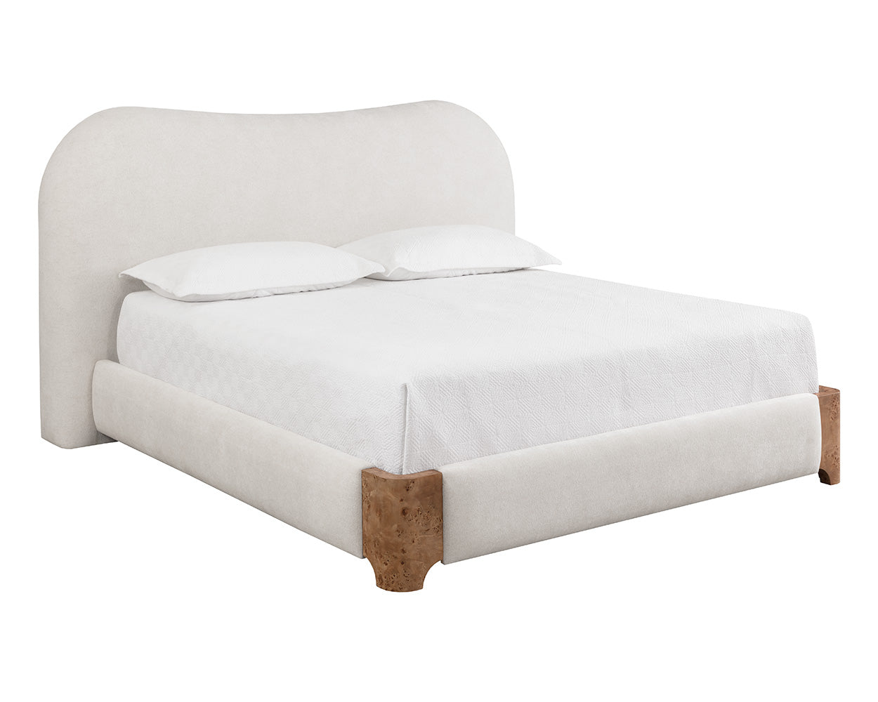 Knowles King Bed - Eclipse White