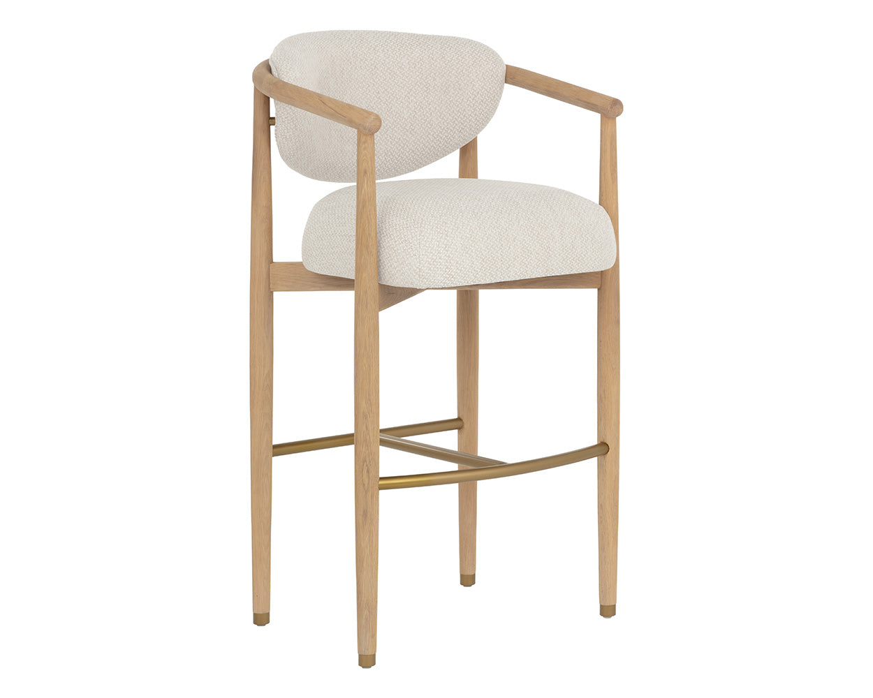Sigrid Barstool - Monument Oatmeal