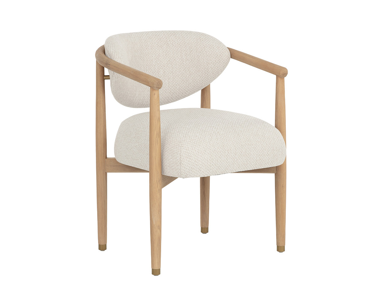 Sigrid Dining Armchair - Monument Oatmeal