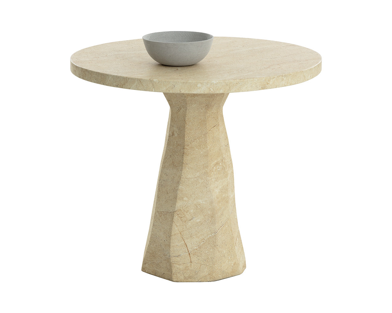 Picture of Kliff Bistro Table - Travertine Look