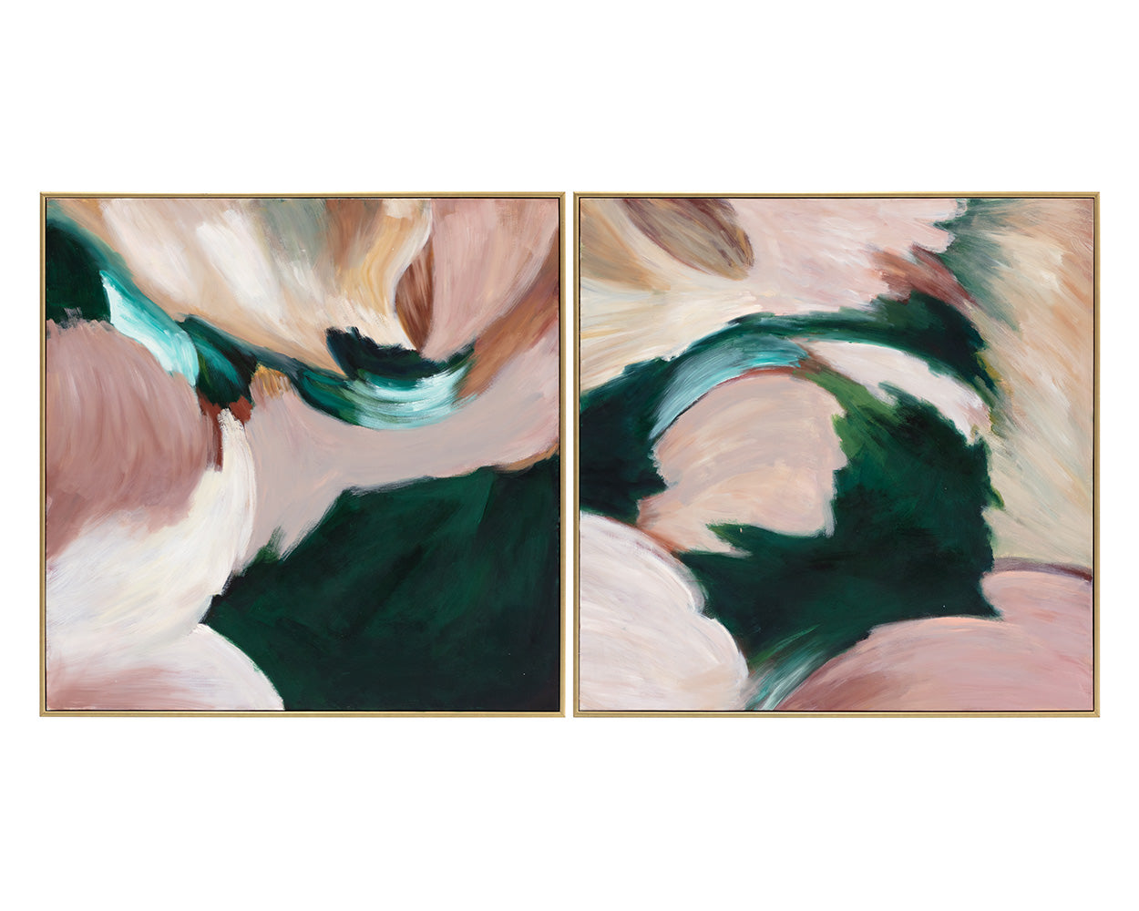 Picture of Wild Ones (Set of 2) - 48" x 48" - Gold Floater Frame