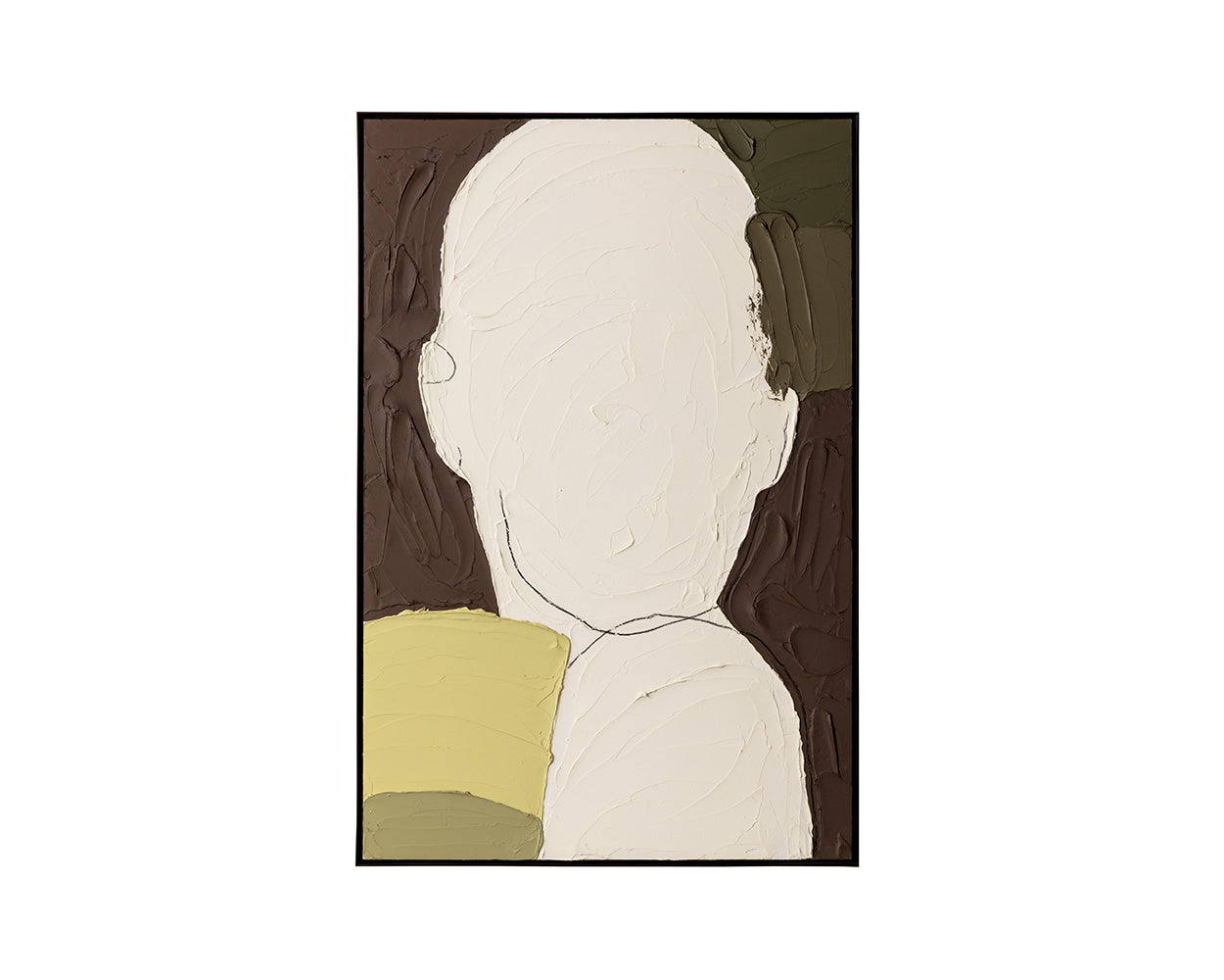 Strike a Pose I - 40" x 60" - Black Floater Frame