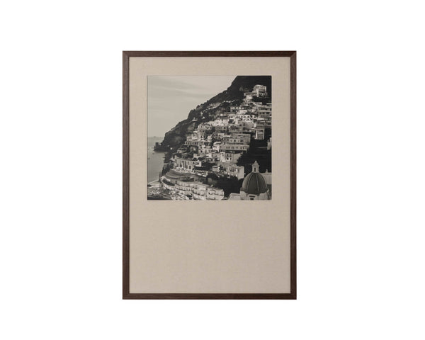 Picture of Coastal Vibes III - 28" x 40" - Deep Brown Frame