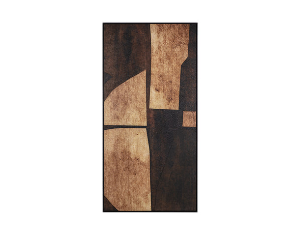 Picture of Rustic Nuance I - 30" x 60" - Black Floater Frame