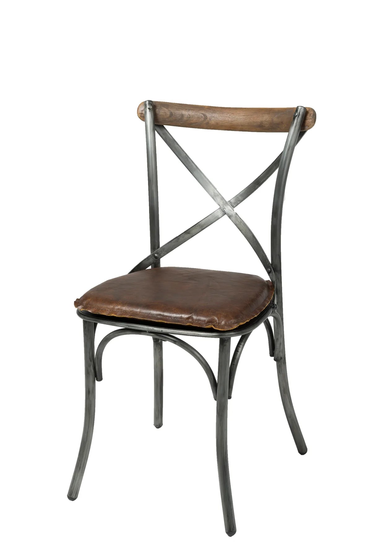 Picture of Metal Crossback Chair with Cushion