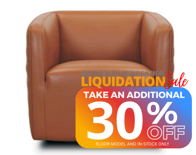 Hoppe Swivel Chair - Leather