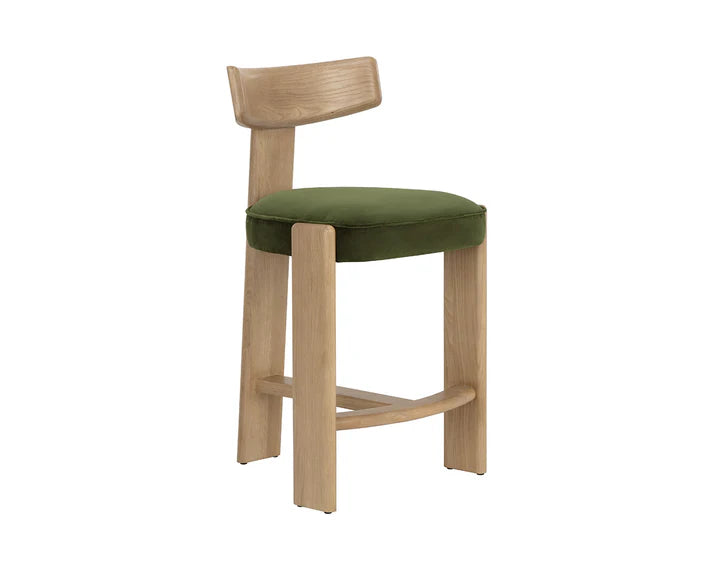 Picture of Horton Counter Stool - Rustic Oak