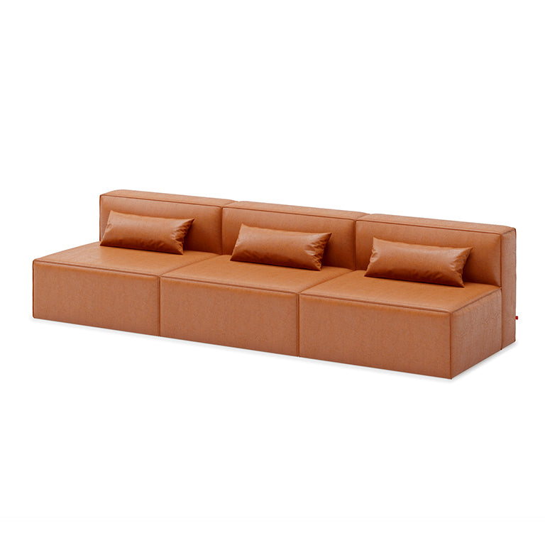 Picture of Mix Modular 3-Piece Armless Sofa - Leather