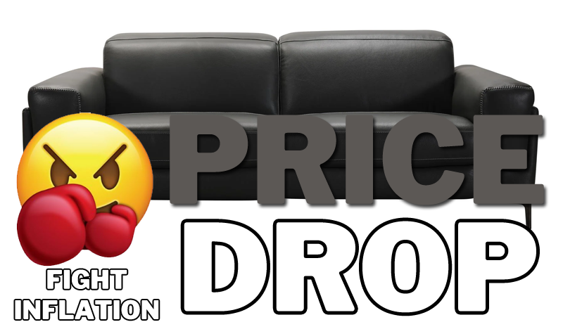 Picture of Godet Sofa PRICE DROP - Leather SPL
