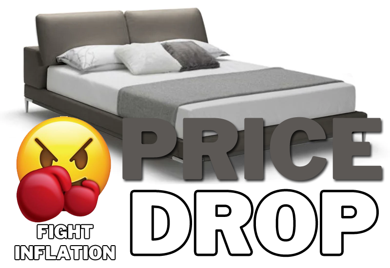 Picture of Orsted King Bed PRICE DROP - Fabric & Leatherette