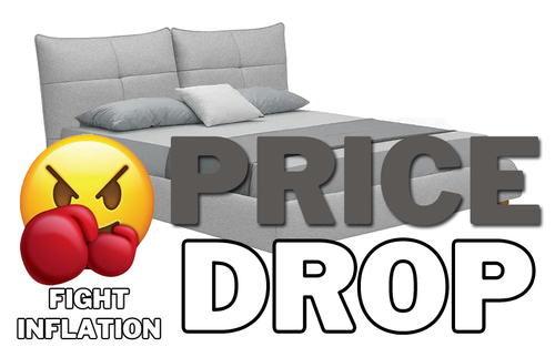 Thorne King Bed PRICE DROP - Leatherette or Fabric