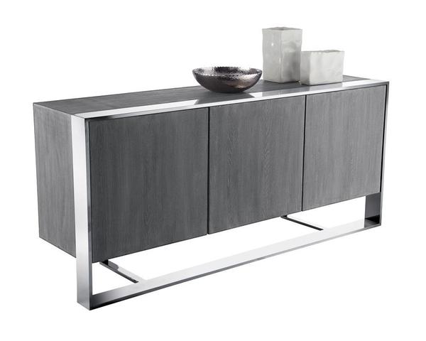 Picture of Dalton Sideboard - Stainless Steel/Grey