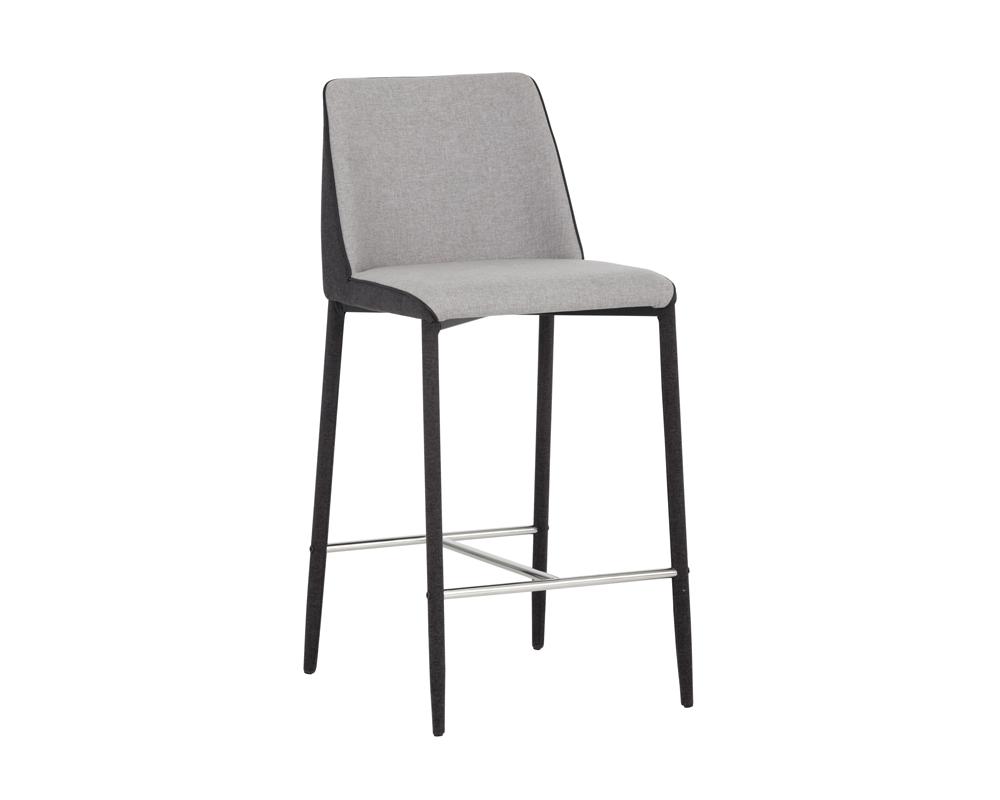 Picture of Renee Counter Stool - Armour Grey/Dark Slate