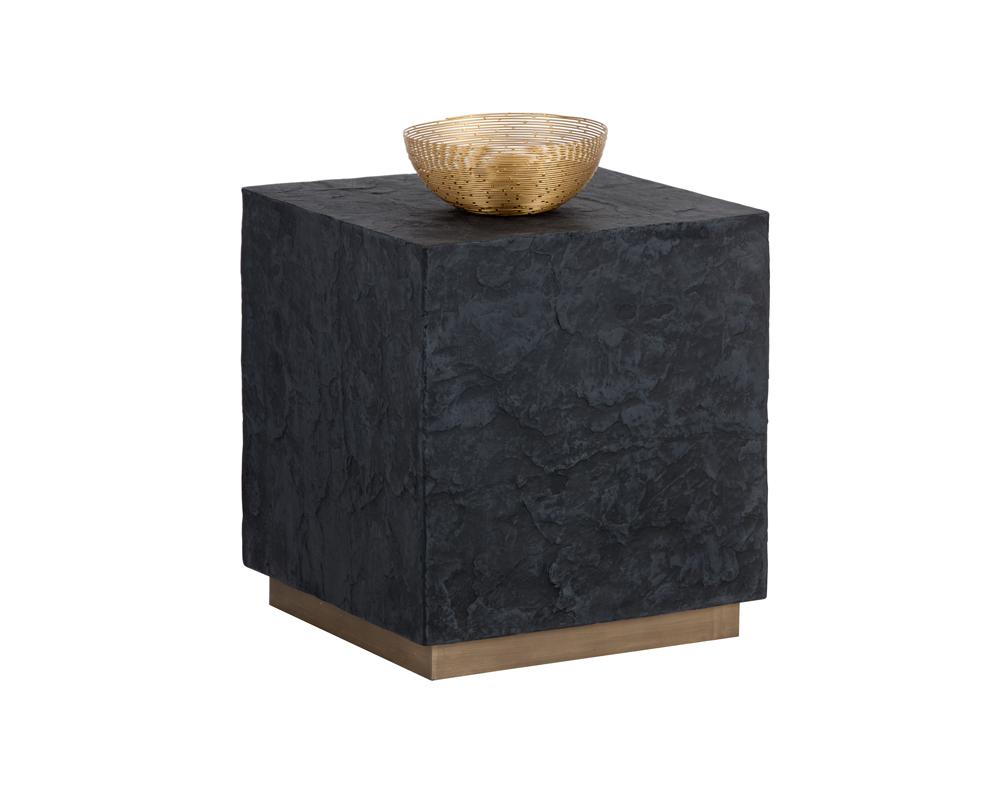 Picture of Newbury Side Table - Black Slate