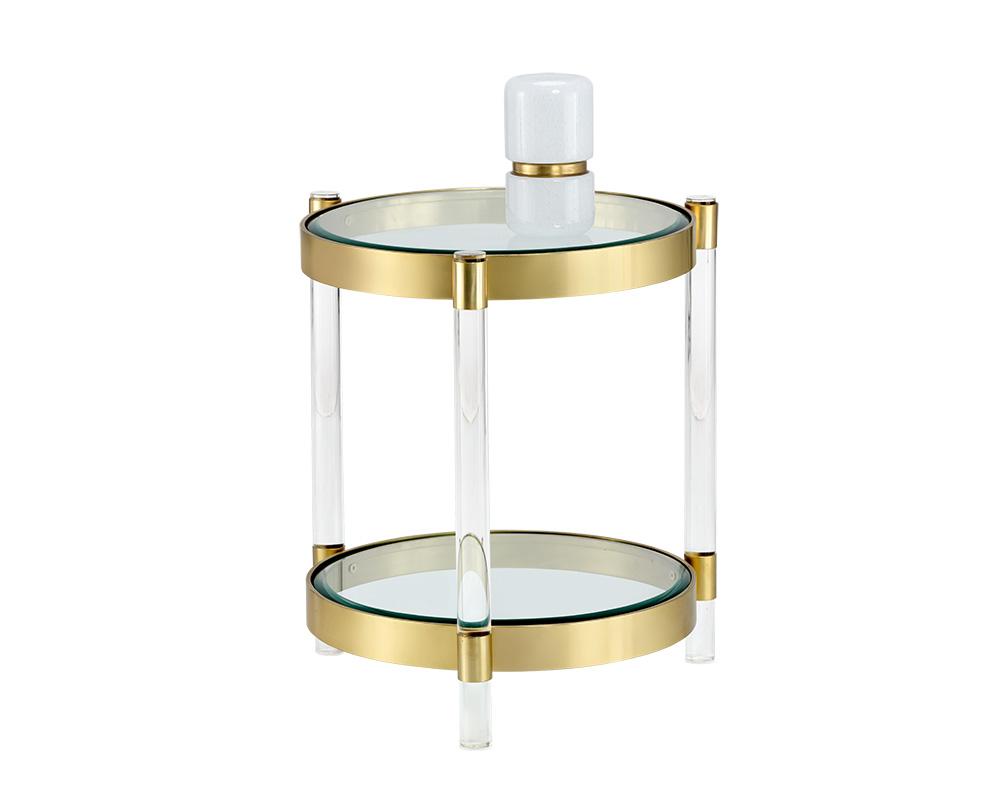 Picture of York Side Table - Brass