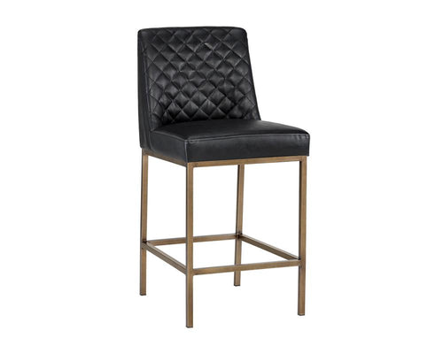Leighland Counter Stool - Faux Leather