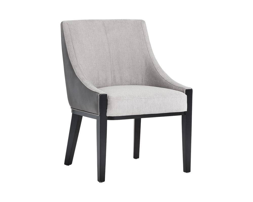 Picture of Aurora Dining Armchair - Polo Club Stone / Overcast Grey