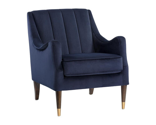 Patrice Lounge Chair - Abbington Navy