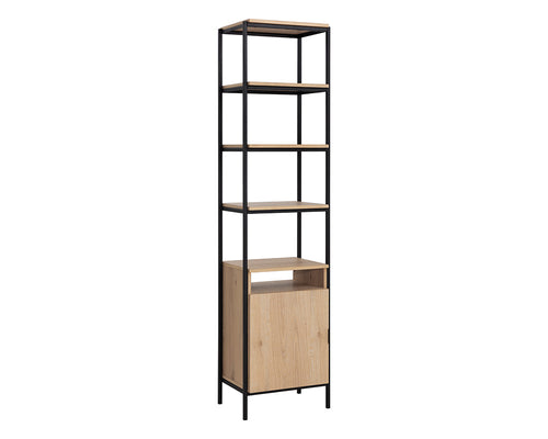Ambrose Modular Bookcase - Small - Rustic Oak/Black
