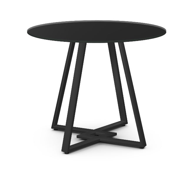 Picture of Dirk Dining Table - 36” - Black Glass