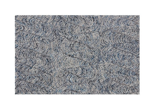 Picture of Corfu Hand-Tufted Rug - Blue/Charcoal - 5x8