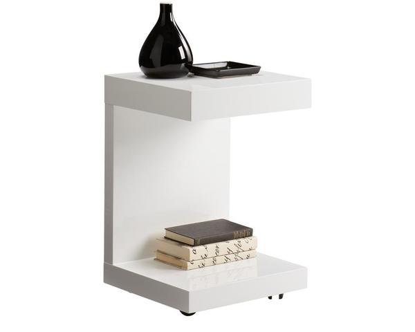 Picture of Bachelor End Table - High Gloss White