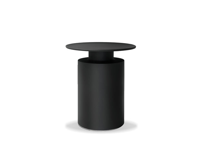 Rook End Table - Matte Black