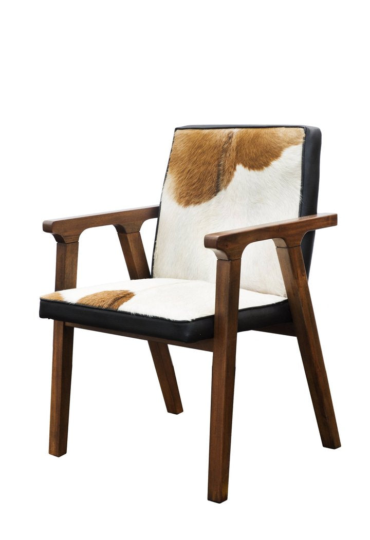 Picture of Rio Cool Armchair - Cool Brown, Leather/Goat Hair