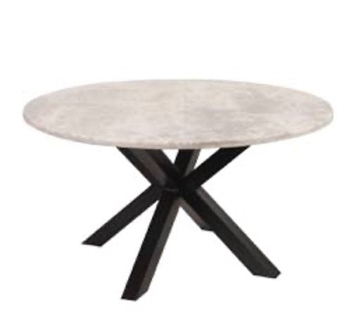 Picture of Spider Round Dining Table - Marble Top