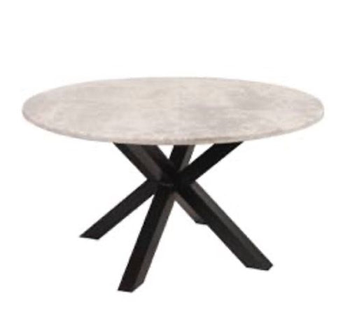 Spider Round Dining Table - Marble Top