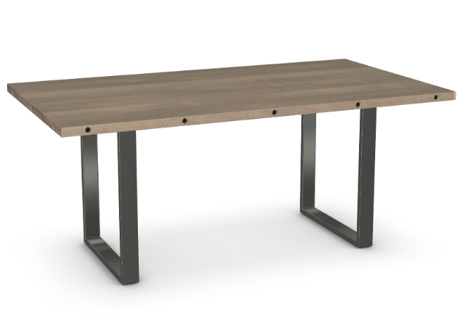 Picture of Burton Dining Table - No Leaves - 72" - Birch Top