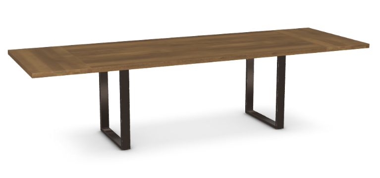 Picture of Burton Dining Table - With Leaves - 84" - Birch Top