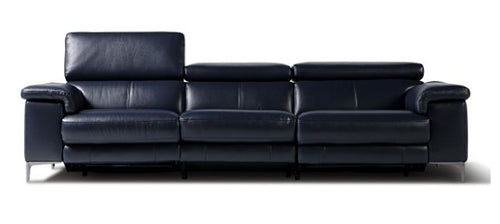 Carrs Reclining Sofa - Leather - 91"