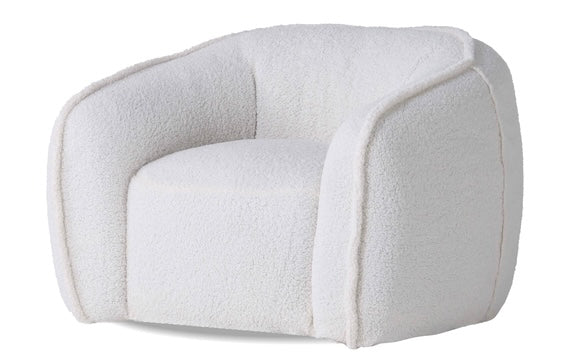 Picture of Duffy Occasional Chair - Cream Bouclé