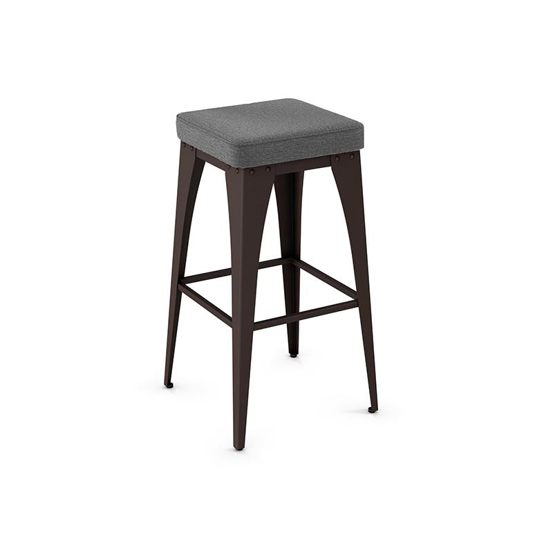 Picture of Upright Backless Counter Stool - Upholstered Seat