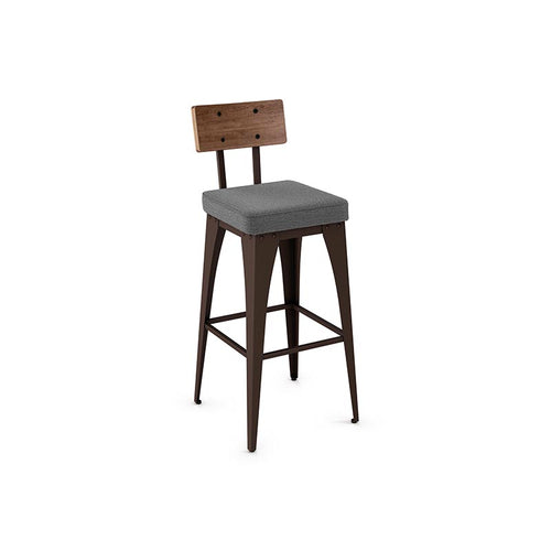 Upright Counter Stool - Upholstered Seat