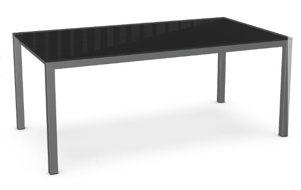 Picture of Bennington Dining Table - Black Glass