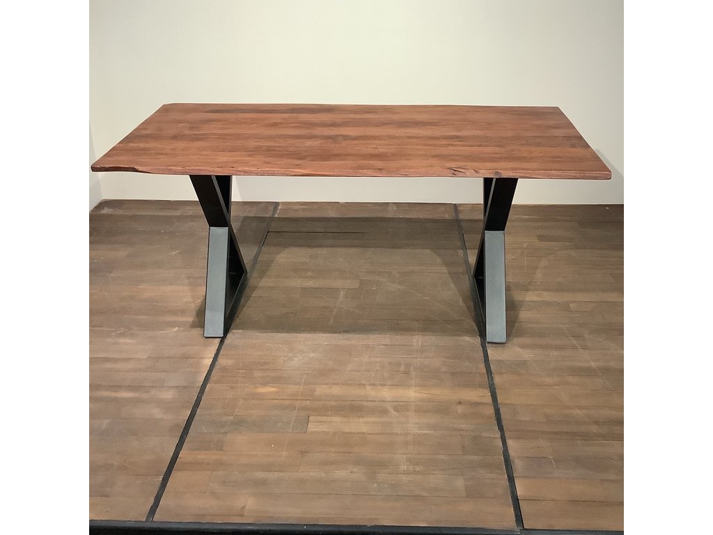 Picture of Xen Live Edge Dining Table - Sandblasted Acacia (67")