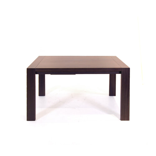 Walnut modern extendable dining table