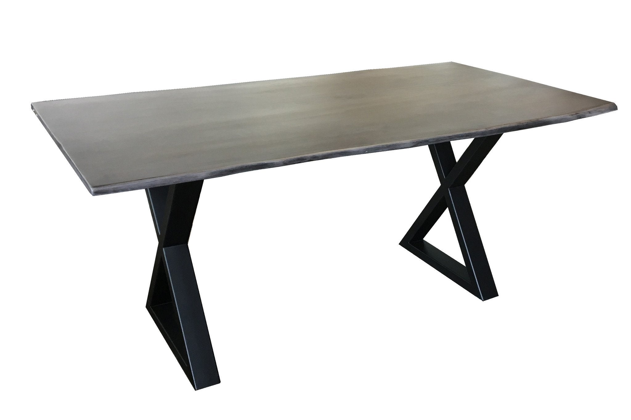 Picture of Xen Live Edge Dining Table - Grey Acacia (67")