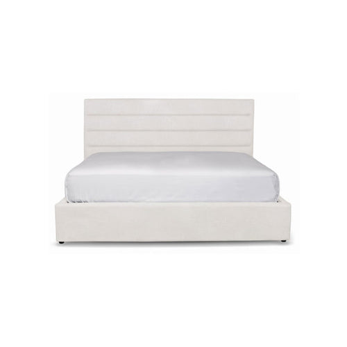Justin Tall Queen Bed - Cream