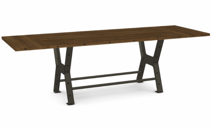 Picture of Parade Counter Table - Distressed Birch - 84" w/ 2 Leaves