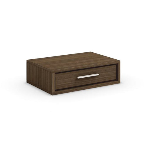 Modern solid wood floating nightstand